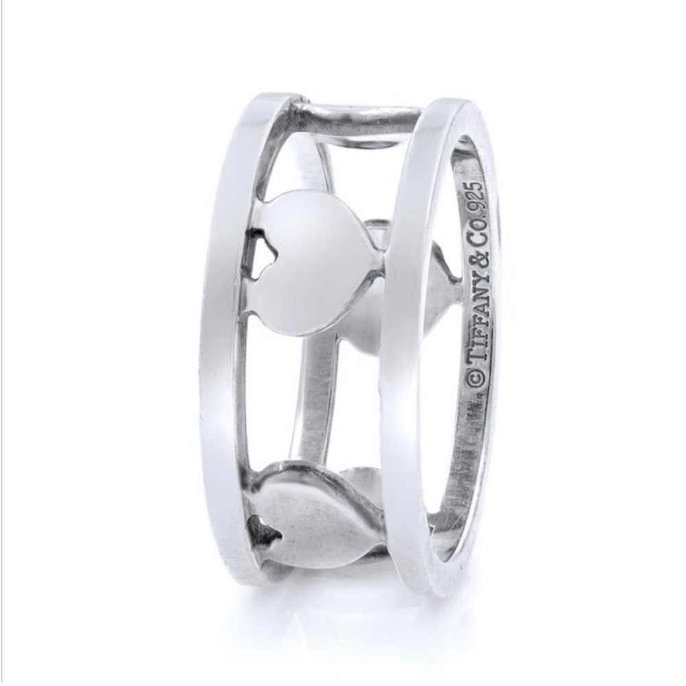 Tiffany & Co. 925 Stencil Heart Ring